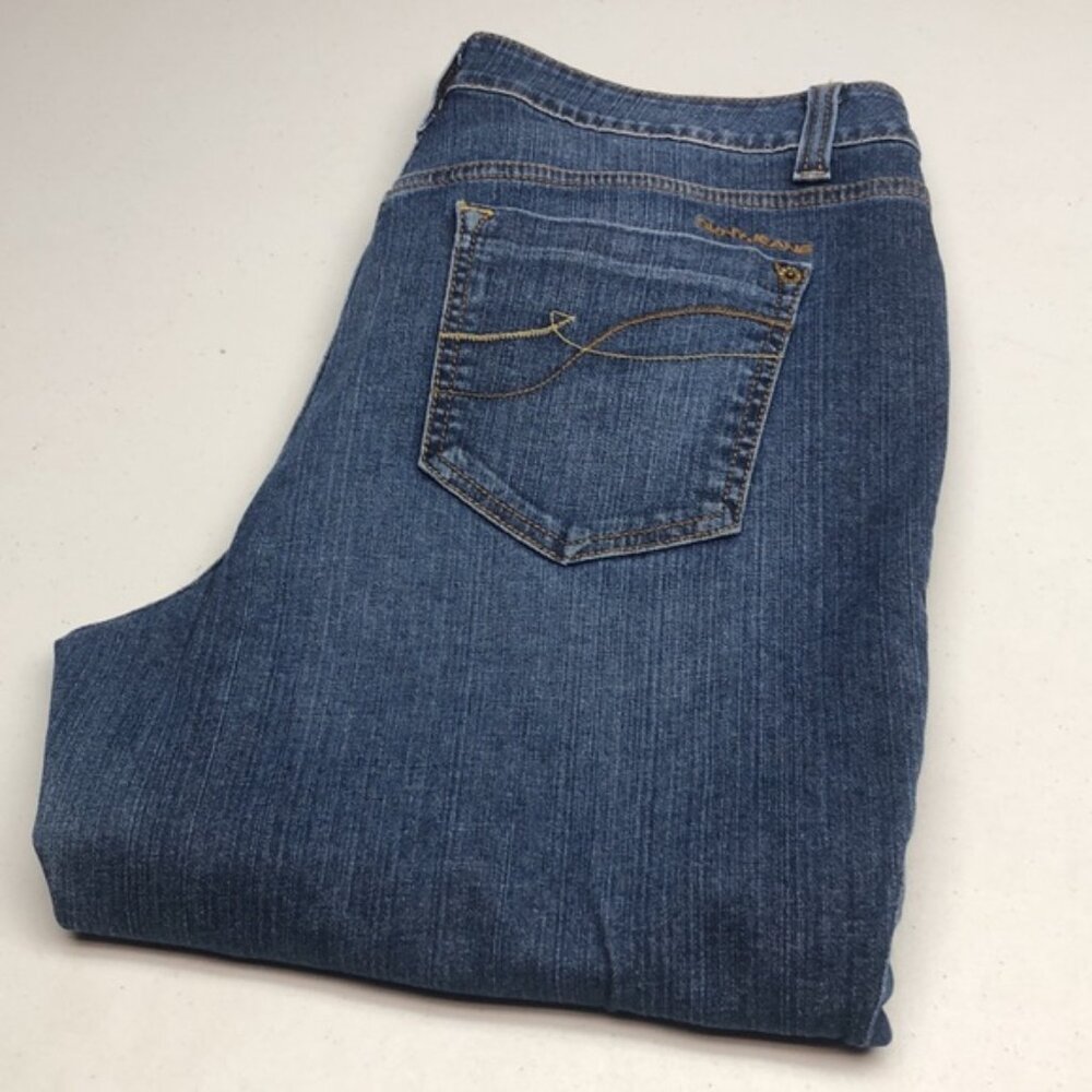DKNY WIDE STRAIGHT LEG VINTAGE JEANS 16/33x33 ⭐️